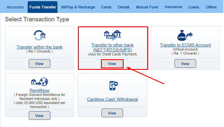 How to add Beneficiary in HDFC