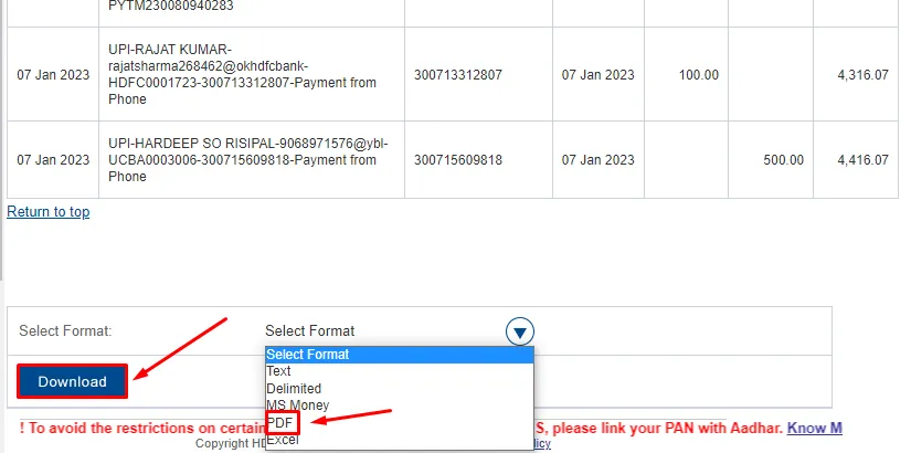 How To Download HDFC Bank Statement