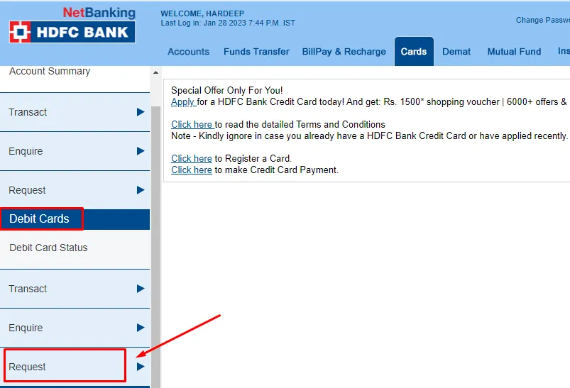 How To Change HDFC Debit Card PIN 