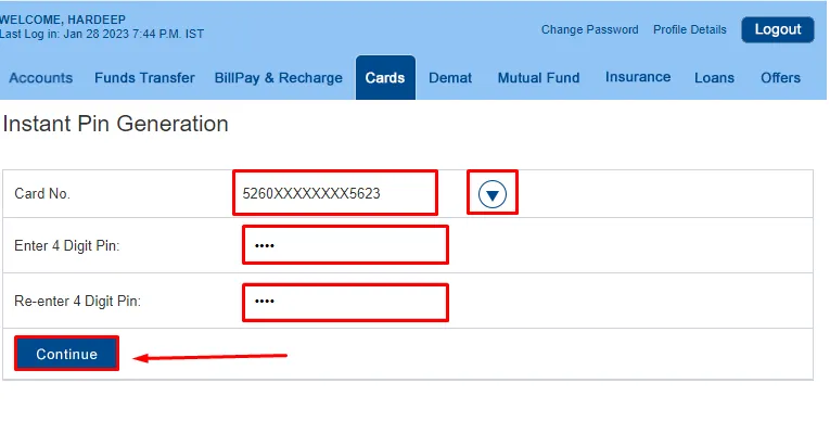 How To Change HDFC Debit Card PIN 