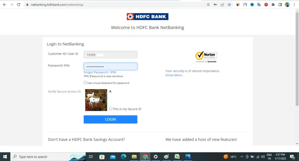 How To Generate HDFC Credit Card PIN