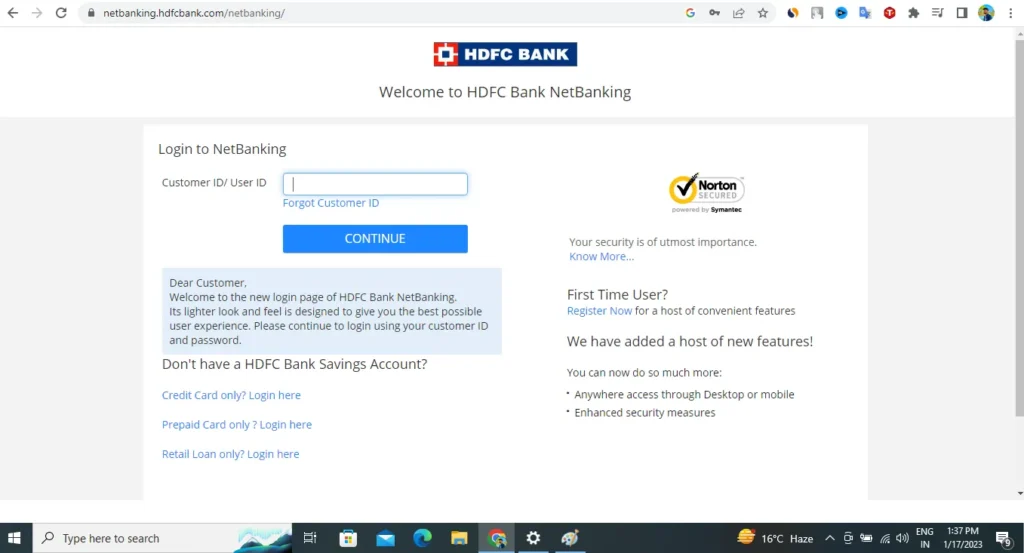 How To Generate HDFC Credit Card PIN