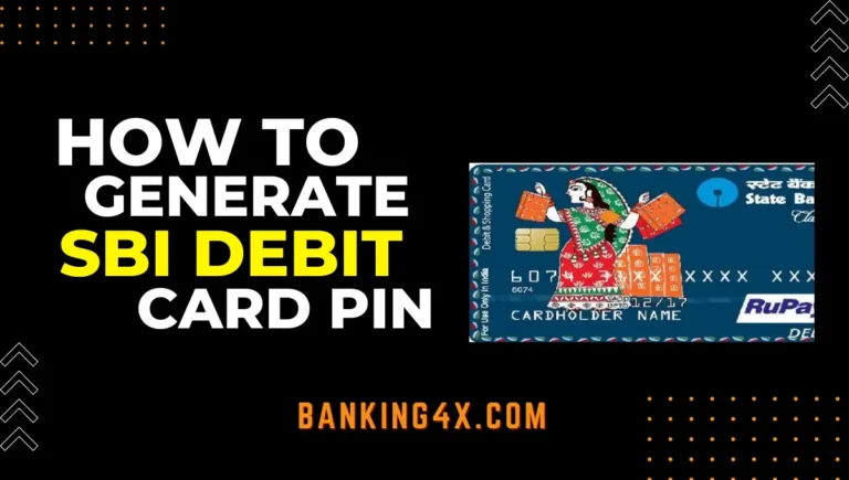 How to Generate SBI Debit Card PIN by SMS