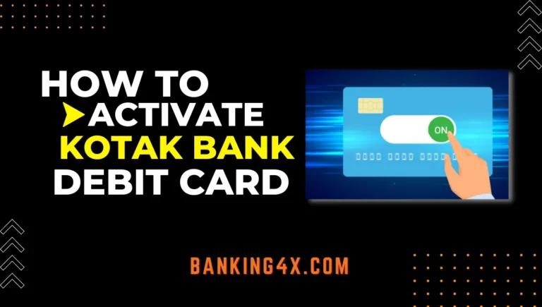 How To Activate Kotak Debit Card