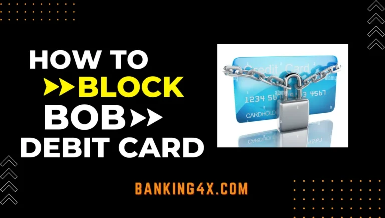How To Block Bank Of Baroda Debit Card