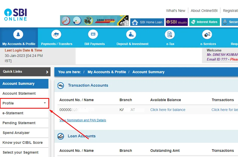 How To Check DOB In SBI Account