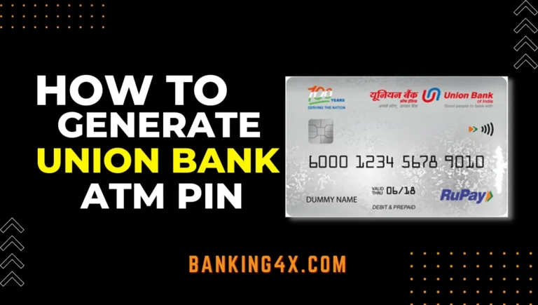 How To Generate Union Bank ATM PIN Online
