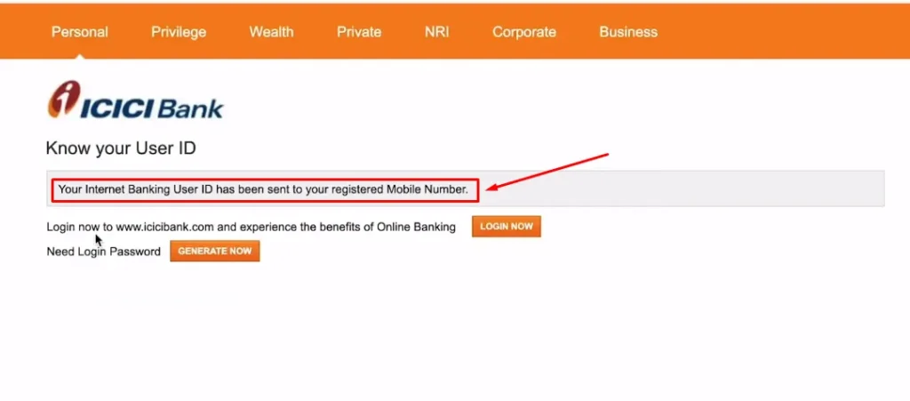 How To Get User ID For ICICI Bank Online Banking