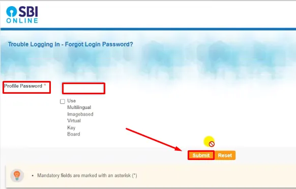 How To Forgot SBI Net Banking Password