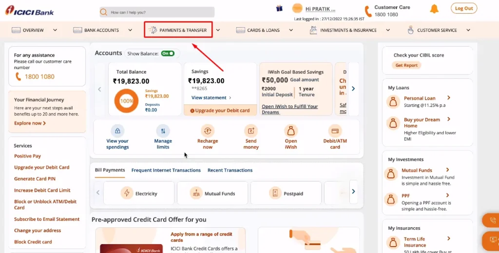 How To Transfer Money From ICICI Bank To Other Bank