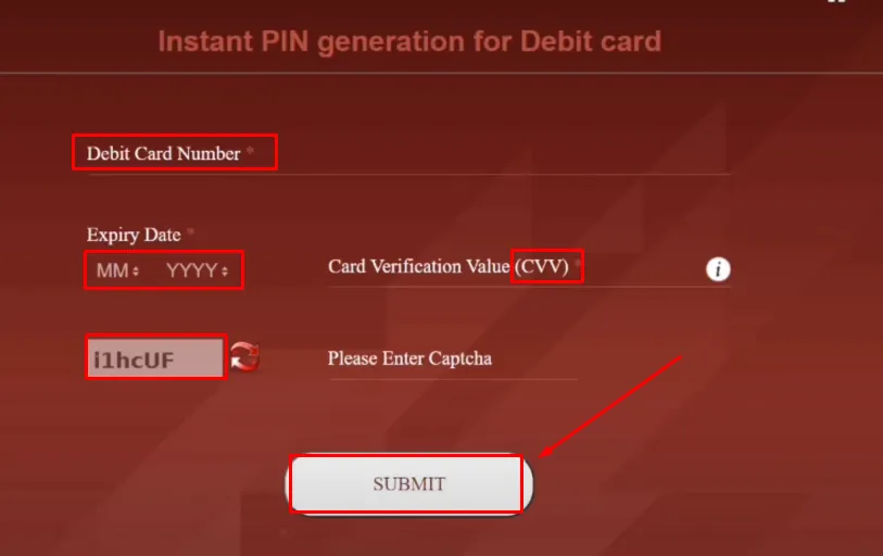 How To Generate IndusInd Bank Debit Card PIN