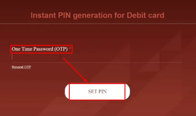 How To Generate IndusInd Bank Debit Card PIN