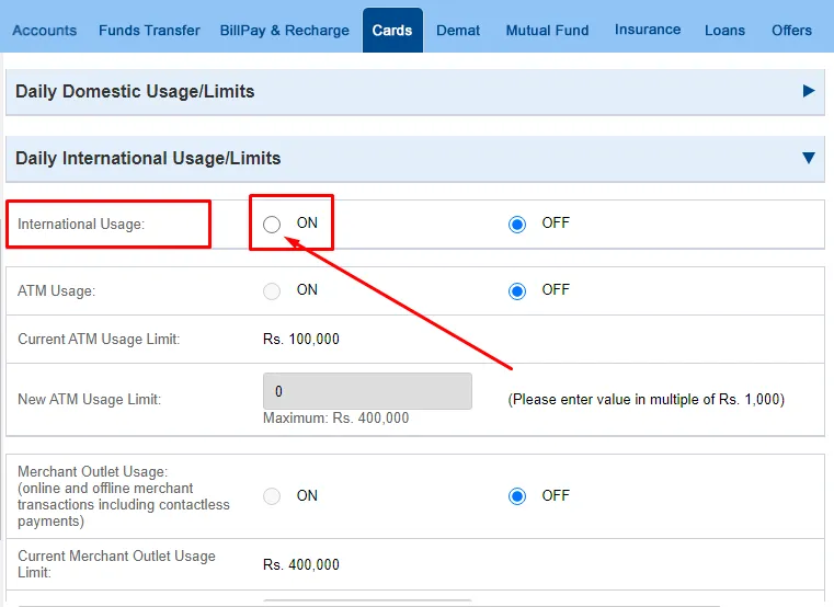 How To Enable International Transaction On HDFC Debit Card