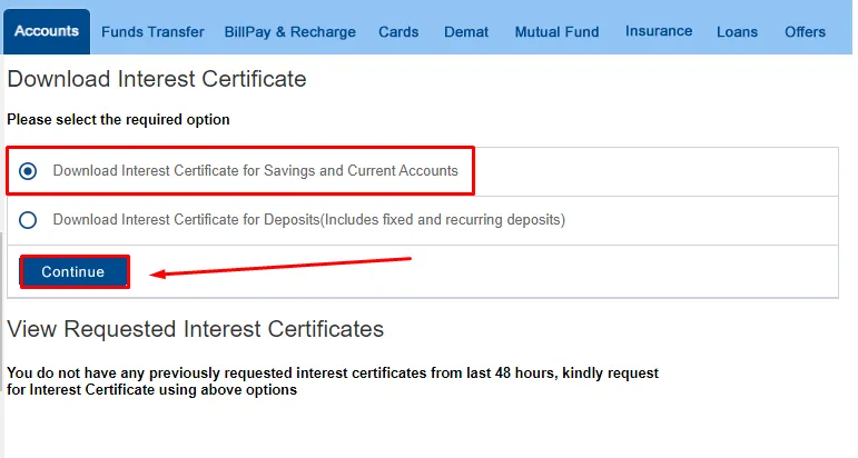 How To Download Interest Certificate From HDFC Bank