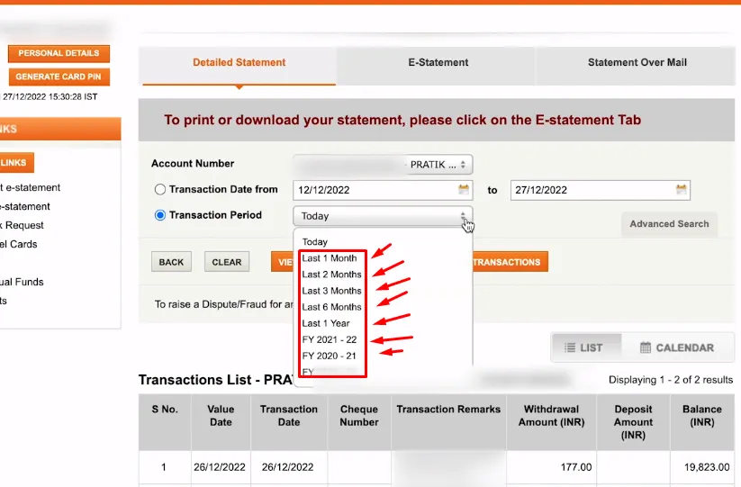 How To Download ICICI Bank Statement