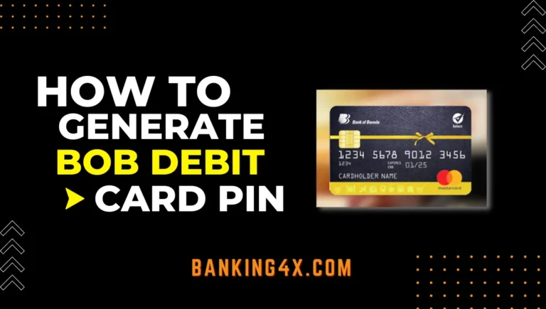 How to generate Bank Of Baroda Debit Card PIN