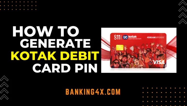 How To Generate Kotak Debit Card PIN