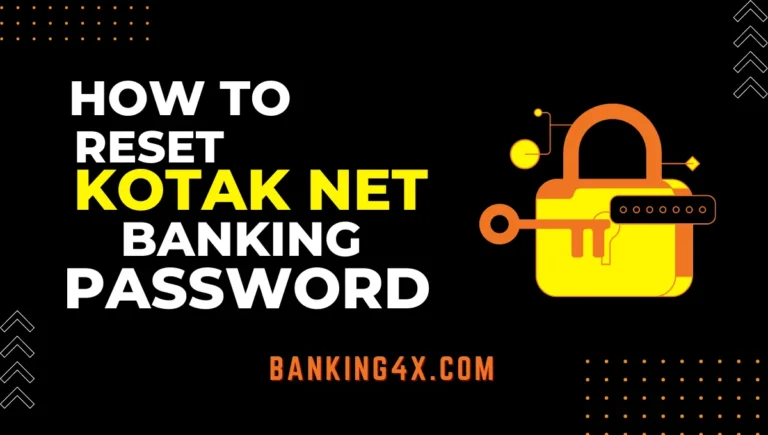 how to reset Kotak Net Banking password