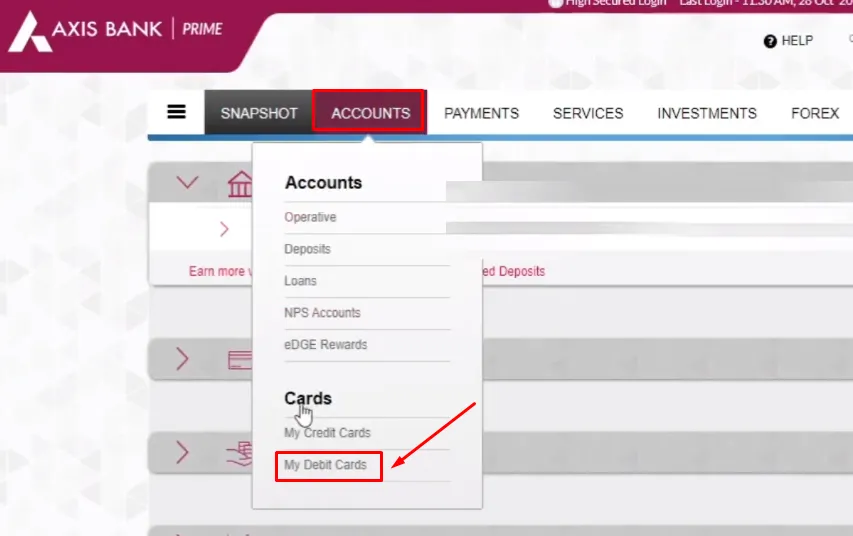 How To Block Axis Bank Debit Card 