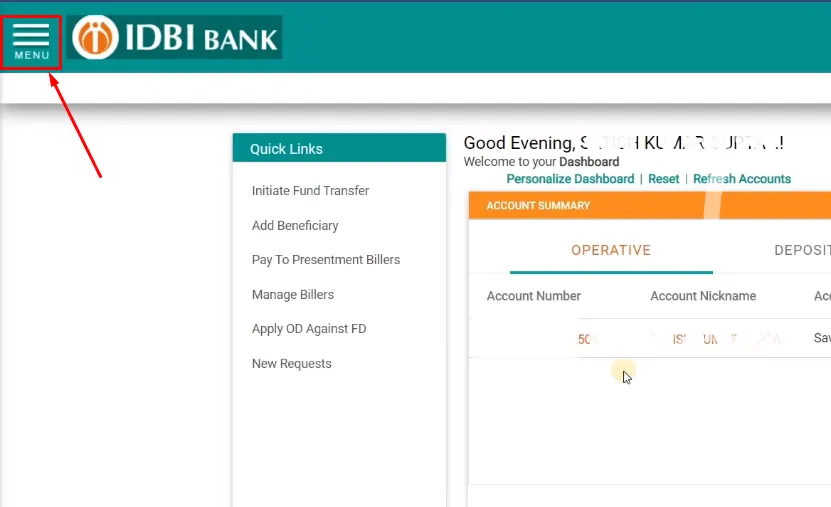 How To Download IDBI Bank Statement