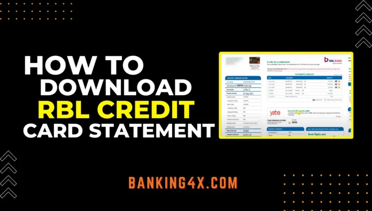 How To Download RBL Credit Card Statement