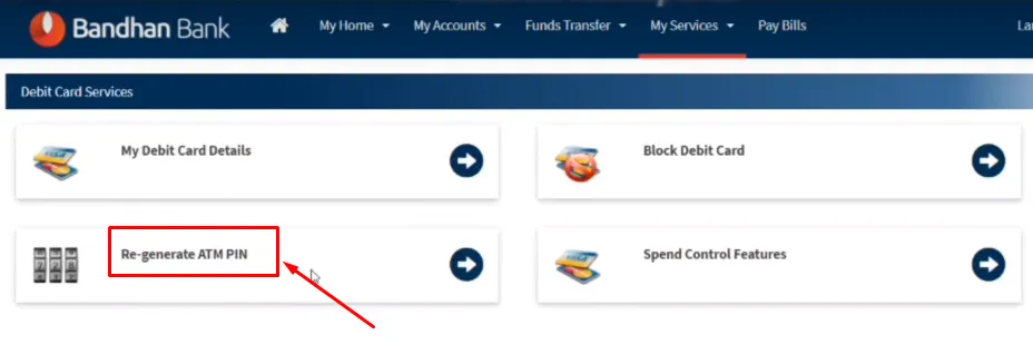 How To Generate Bandhan Bank Debit Card PIN
