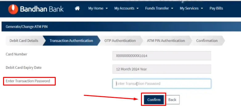 How To Generate Bandhan Bank Debit Card PIN