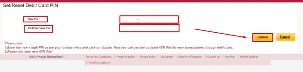 How To Generate PIN For PNB Debit Card