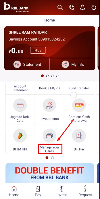 How To Generate RBL Bank Debit Card PIN