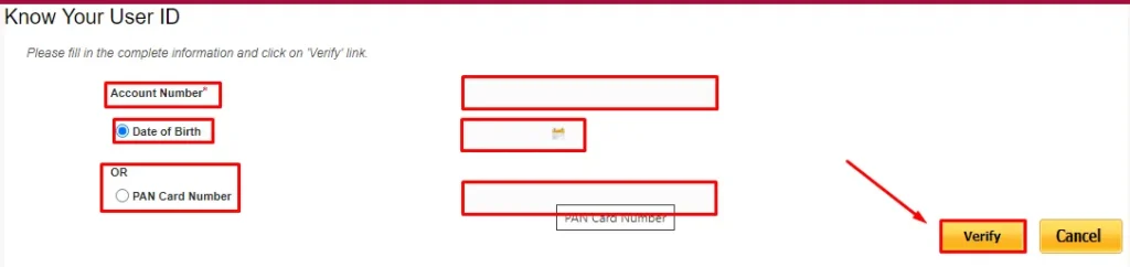 How To Forgot Punjab National Bank User ID