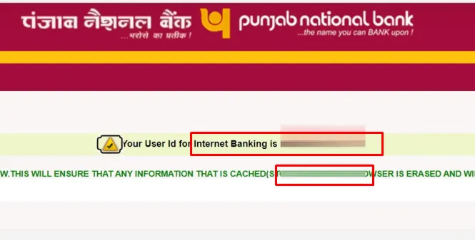 How To Forgot Punjab National Bank User ID