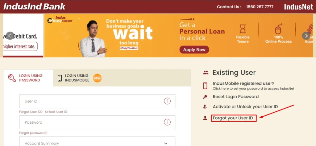 How To Know IndusInd Bank Customer ID