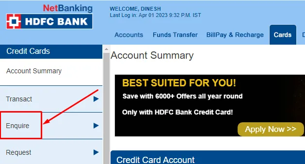 How To Redeem HDFC Reward Points