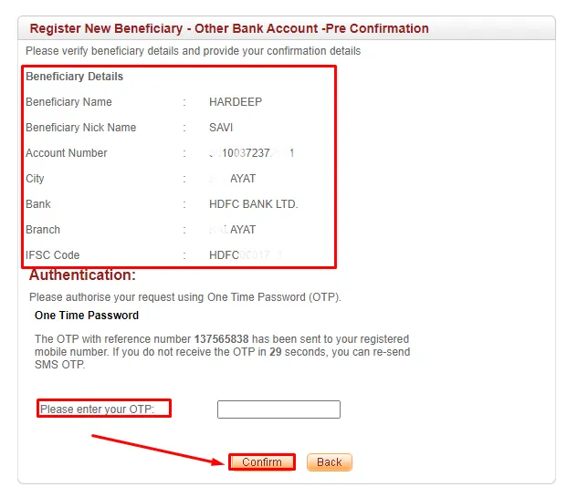 How To Add Beneficiary In IndusInd Bank