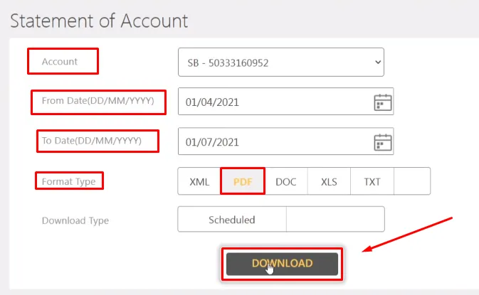 How To Download Indian Bank Statement