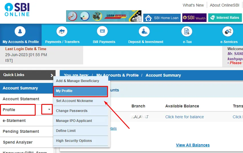 How To Register Email ID In SBI Account Online 