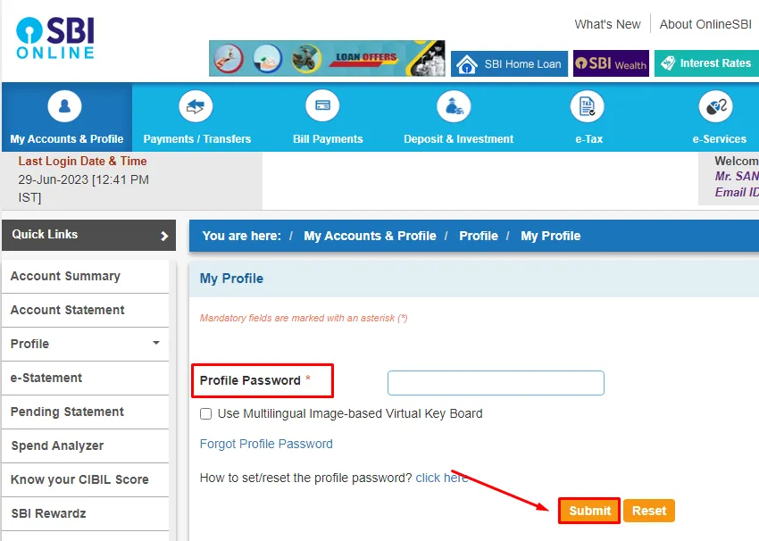 How To Register Email ID In SBI Account Online 