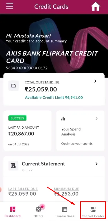 How To Block Axis Bank Credit Card