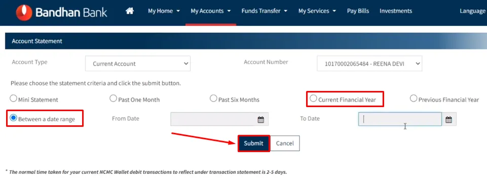 How To Download Bandhan Bank Statement