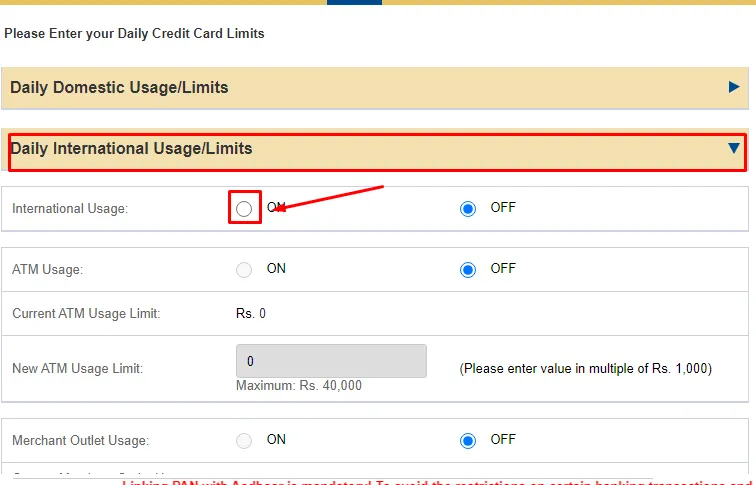 How To Enable International Transaction On HDFC Credit Card