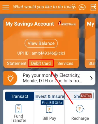 How To Unblock ICICI Debit Card